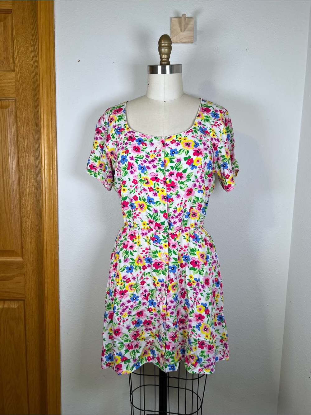 Vintage Liz Claiborn Sport Floral Dress Size 8